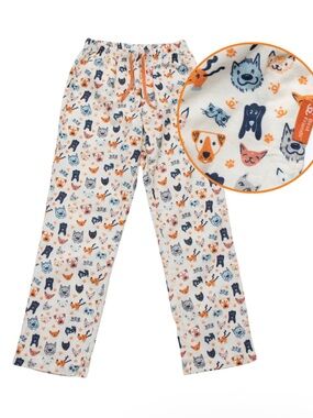 Best friends sanctuary Furry Friends Flannel Pajama Pants size medium